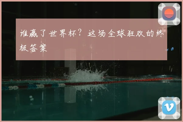 谁赢了世界杯？这场全球狂欢的终极答案